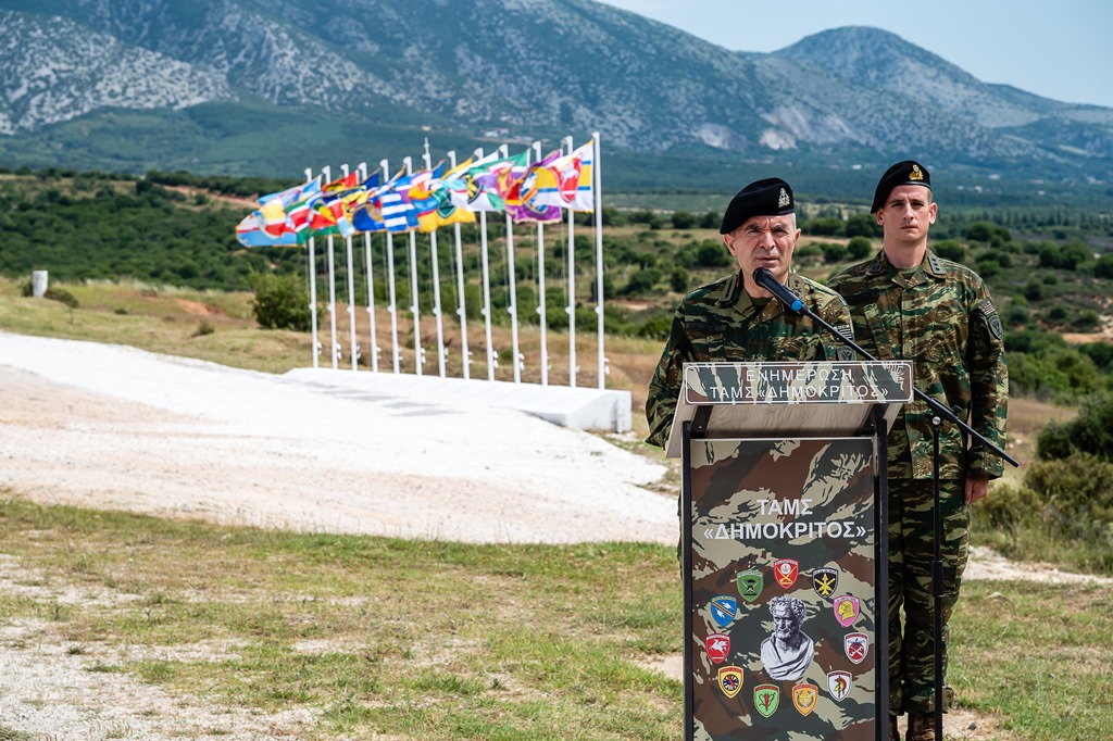 Ο Αρχηγός του Γενικού Επιτελείου Στρατού Αντιστράτηγος Γεώργιος Κωστίδης στη TAMΣ ΔΗΜΟΚΡΙΤΟΣ 2024