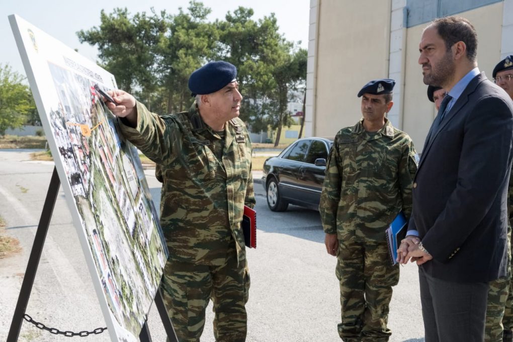 Ο Υφυπουργός Εθνικής Άμυνας Γιάννης Κεφαλογιάννης στην Μεραρχία Υποστήριξης (ΜΕΡΥΠ)