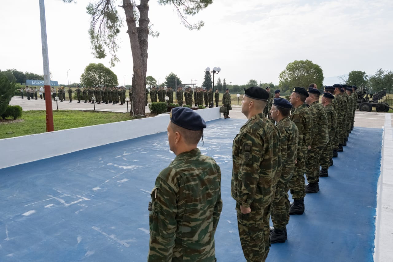 Ο Υφυπουργός Εθνικής Άμυνας Γιάννης Κεφαλογιάννης στην 34η Μηχανοκίνητη Ταξιαρχία Πεζικού (34 Μ/Κ ΤΑΞ ΠΖ).