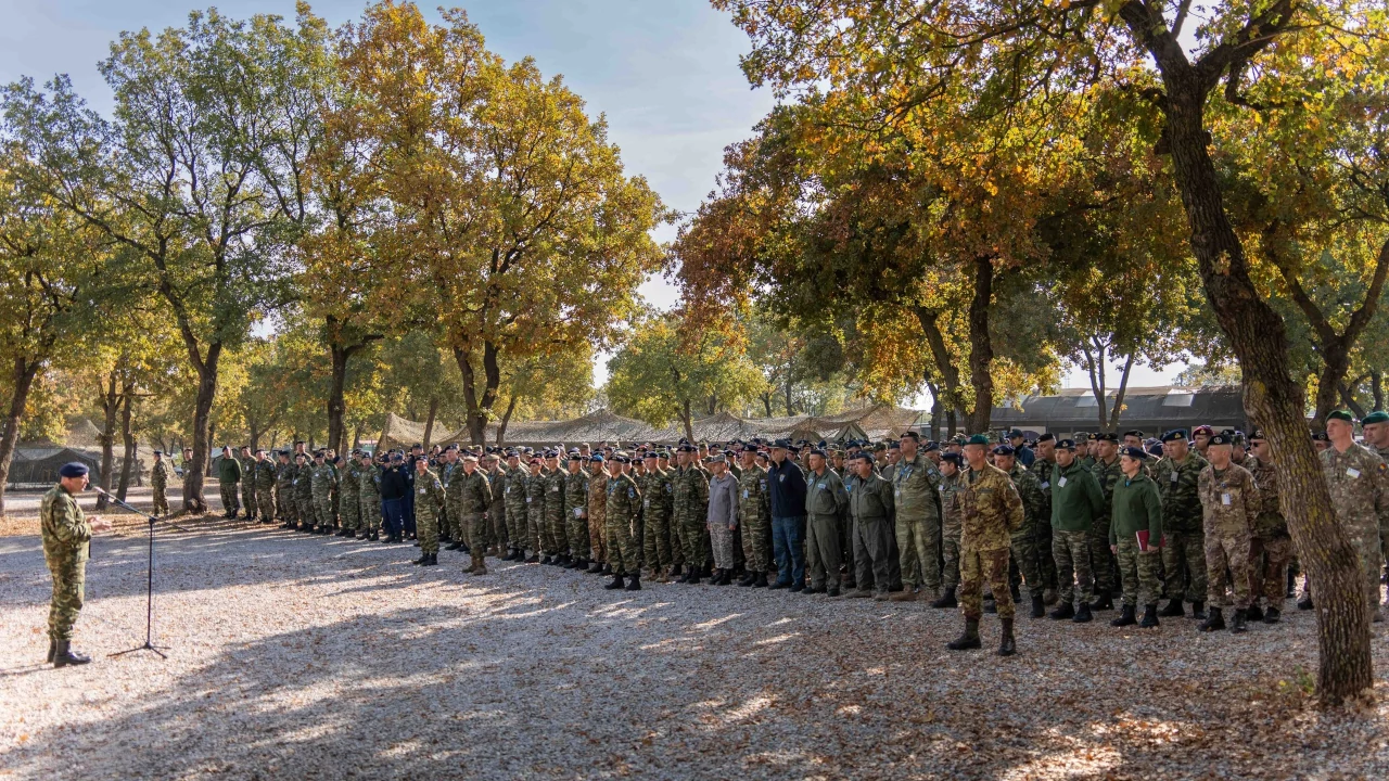 Άσκηση GORDIAN KNOT 2024 (ΓΟΡΔΙΟΣ ΔΕΣΜΟΣ 24) του NATO Rapid Deployable Corps-Greece (NRDC-GR). Εικόνα: NRDC-GR