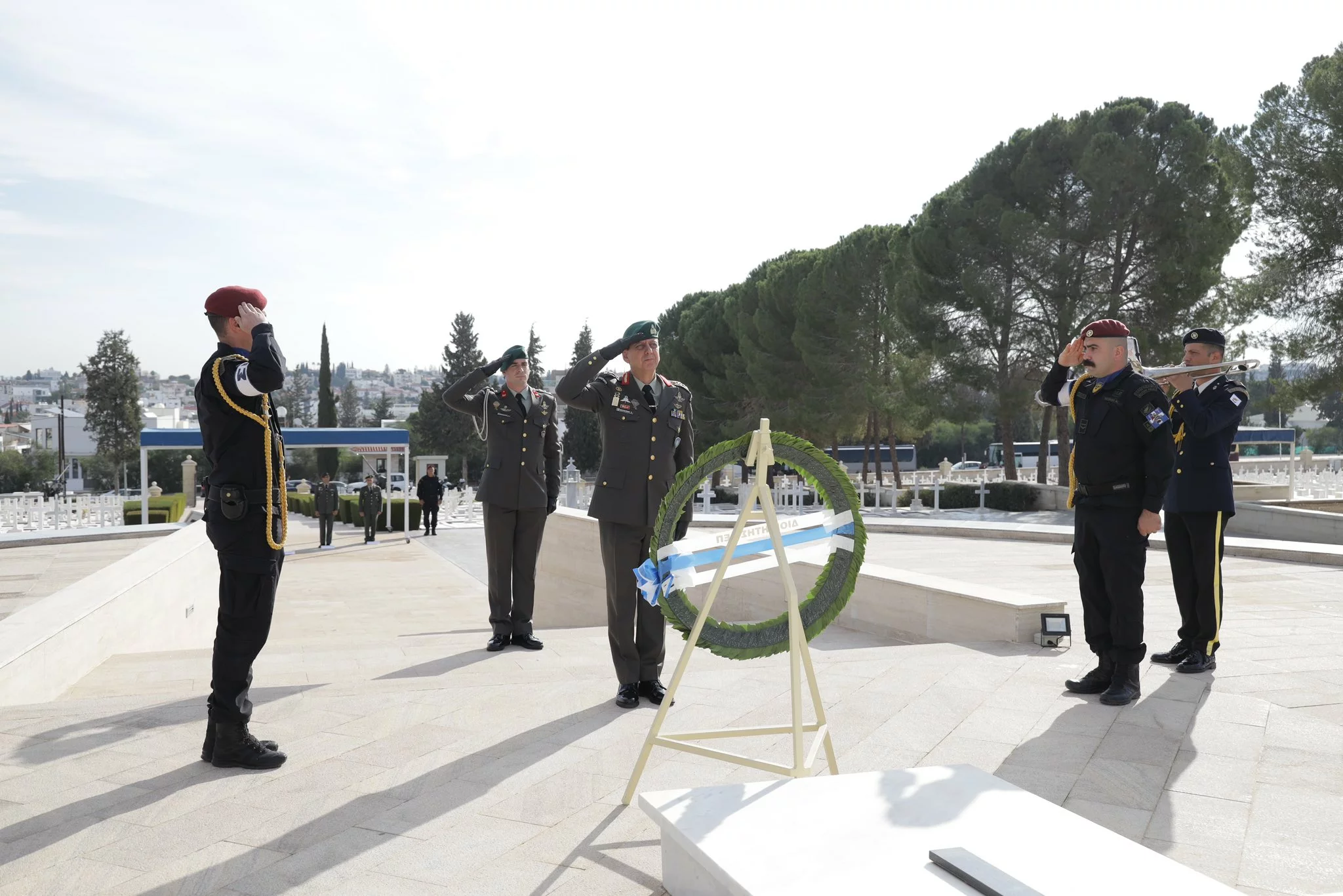 Ο Διοικητής ΔΕΠ Αντιστράτηγος Προκόπιος Μαυραγάνης στην Κύπρο