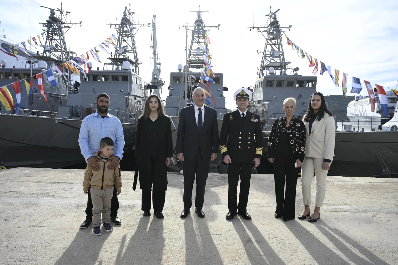 Τελετή ονοματοδοσίας για τα 4 Περιπολικά σκάφη ISLAND του Πολεμικού Ναυτικού