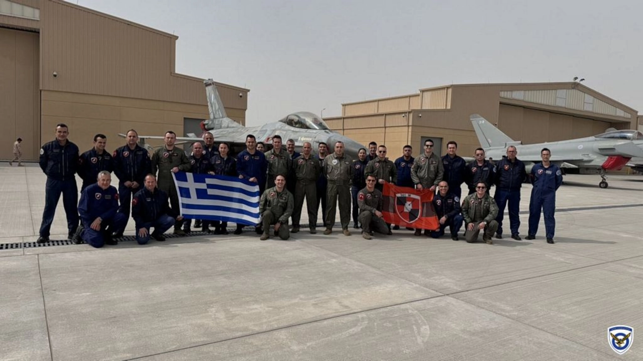 Στελέχη της Πολεμικής Αεροπορίας στη Διεθνή Αεροπορική Άσκηση "Spears of Victory 25". Εικόνα: ΓΕΑ