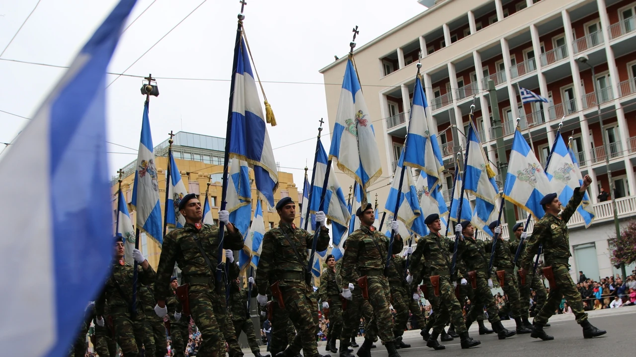 Greek Flags of Army units that participated in battles