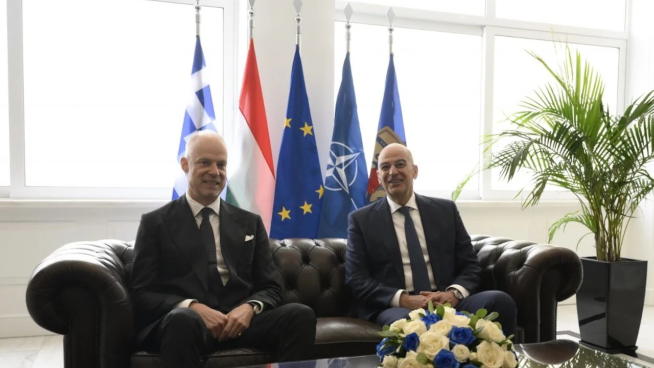 Nikos Dendias and Kristóf Szalay-Bobrovniczky