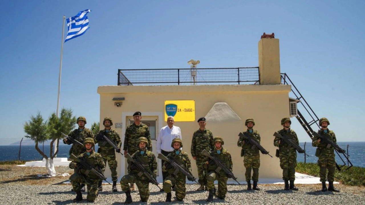 Επίσκεψη ΓΓ ΥΠΕΘΑ Αντώνιου Οικονόμου στην 88η Στρατιωτική Διοίκηση Λήμνου (88 ΣΔΙ)