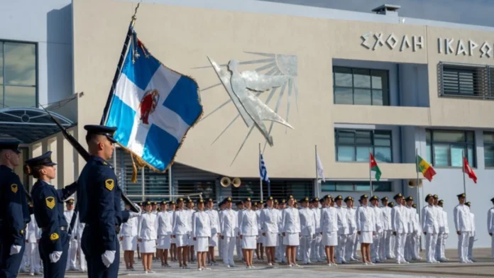 Ορκωμοσία Πρωτοετών Ικάρων στη Σχολή Ικάρων (ΣΙ) το 2025. Εικόνα: ΓΕΑ