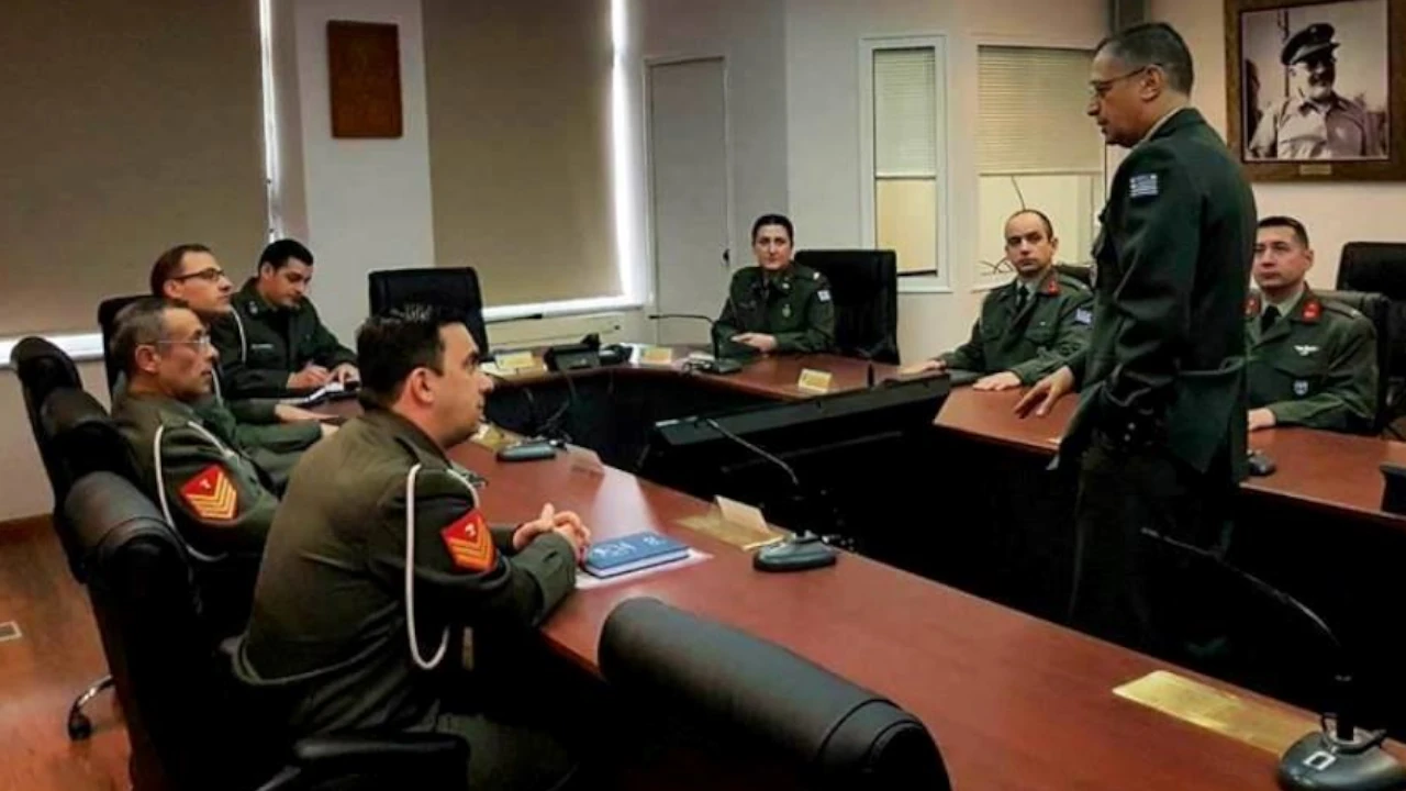 Σύσκεψη των Υπασπιστών Διοίκησης του ΓΕΣ και των Μειζόνων Επιχειρησιακών Διοικήσεων και Σχηματισμών το 2018. Εικόνα: ΓΕΣ