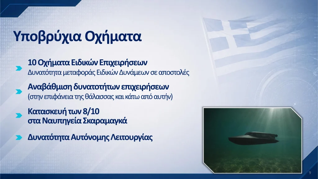 Έγκριση ΚΥΣΕΑ για 11 εξοπλιστικά προγράμματα στις Ένοπλες Δυνάμεις Υποβρύχια Οχήματα VICTA